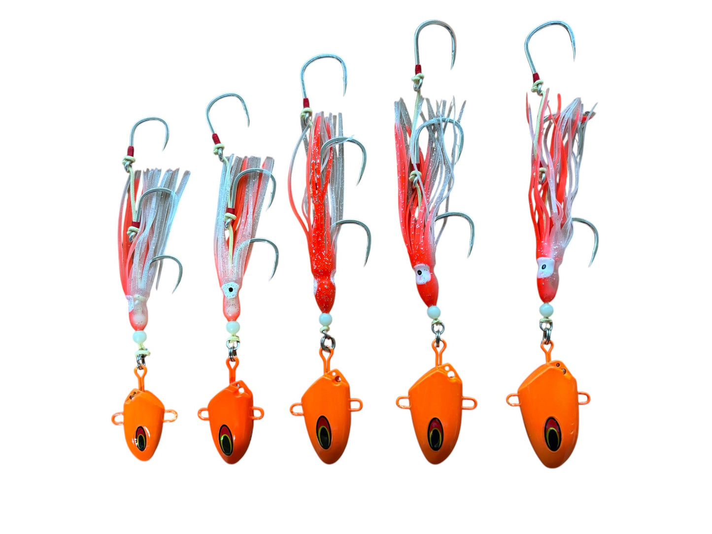 Orange Hybrid Bottom Jig