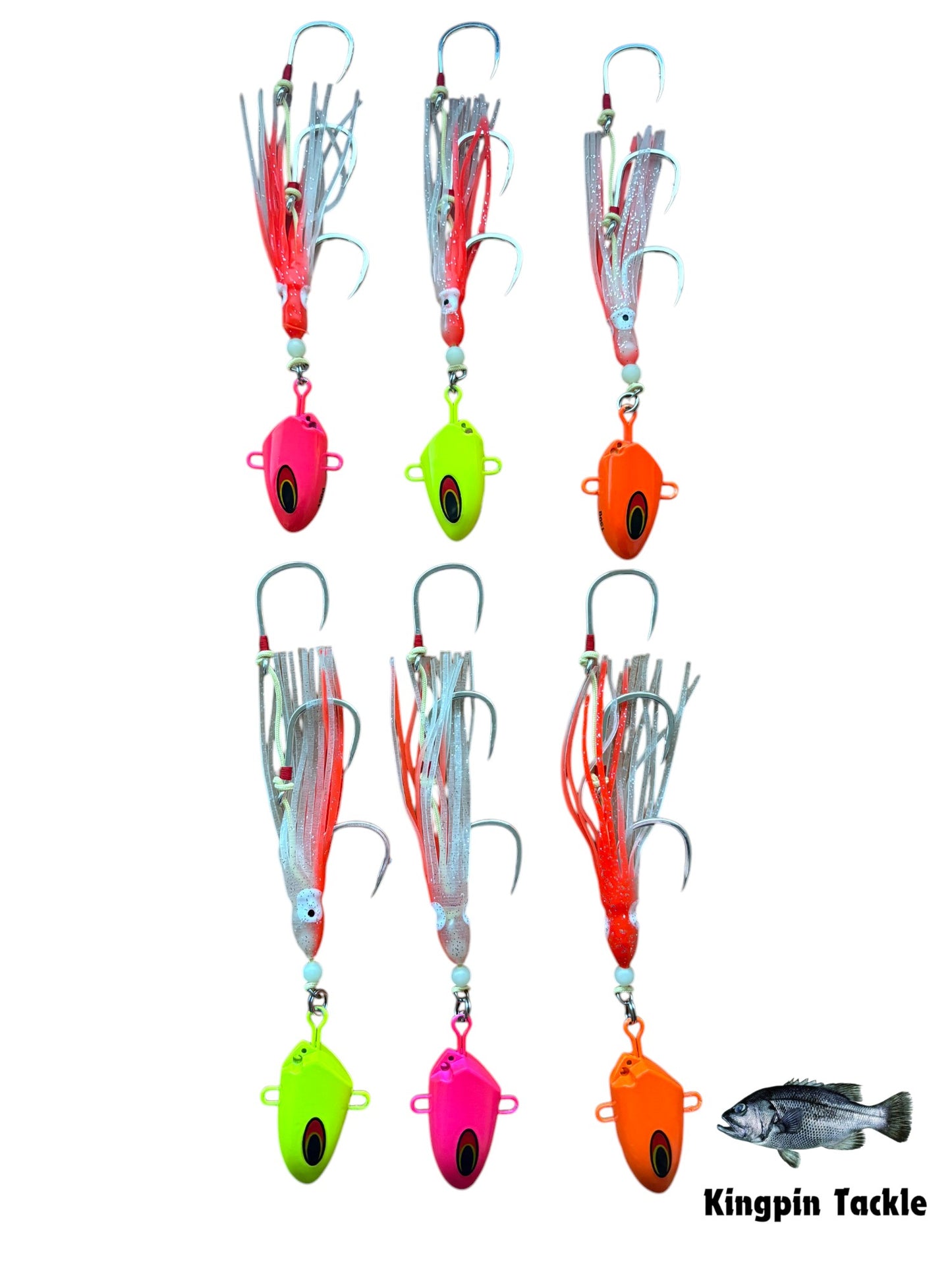 6 Value Pack - Heavy Offshore Hybrid Jigs - Limited Edition